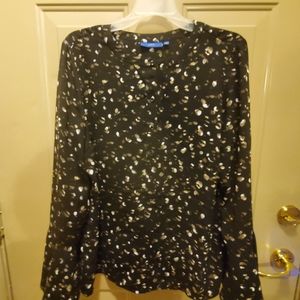 Confetti Bell Sleeve blouse